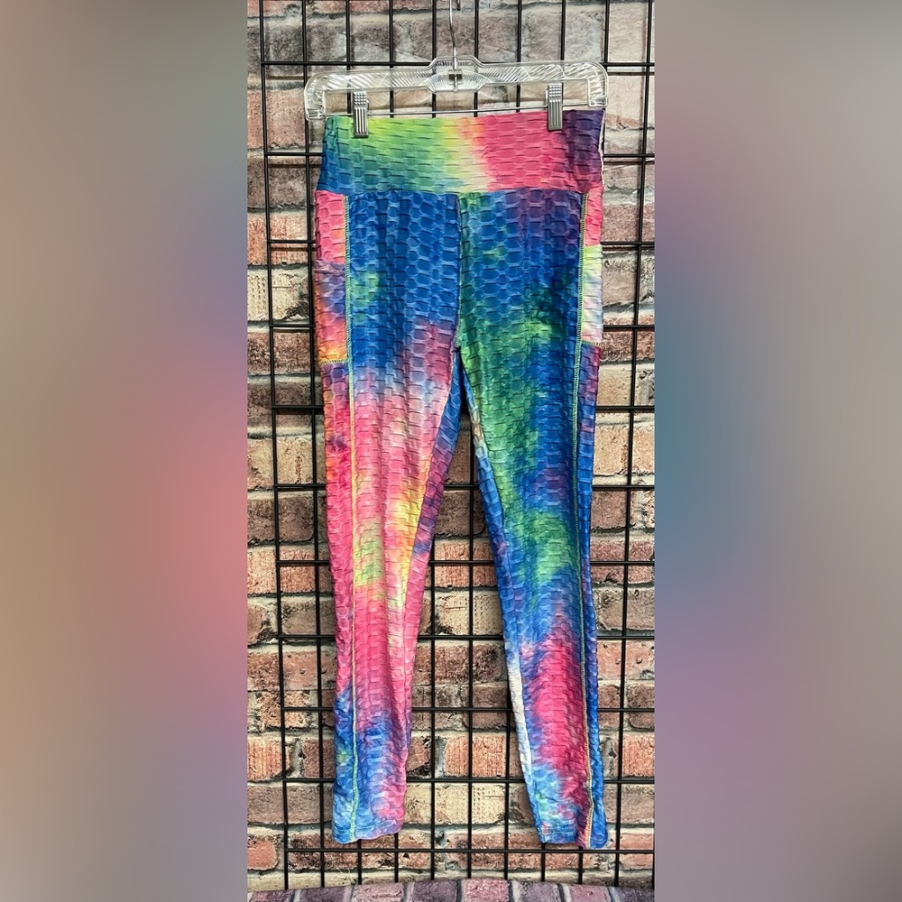 XJ Boost tie dye leggings size L/XL